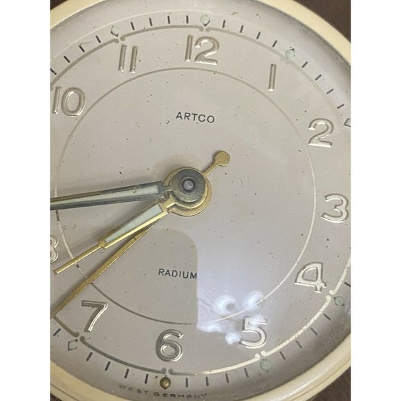 Butterscotch CELLULOID/BAKELITE VANITY DRESSER Clock Shaver Mirror Frame + More - Picture 12 of 12